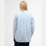 Barbour Polly Striped Relaxed Shirt In Chambray Stripe
