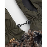 Barbour Primrose Waterproof Mittens In Olive