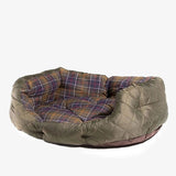 Barbour Quilted Tartan Dog Bed 30 Inches