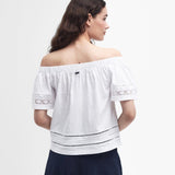 Barbour Ralee Off-The-Shoulder Top In White