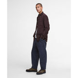 Barbour Ramsey Tailored Long-Sleeved Cord Shirt In Dark Oak