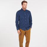 Barbour Ramsey Tailored Shirt In Dark Denim