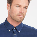 Barbour Ramsey Tailored Shirt In Dark Denim