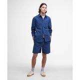 Barbour Rickfell Ripstop Overshirt In Dark Denim