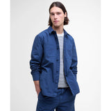 Barbour Rickfell Ripstop Overshirt In Dark Denim