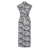 Barbour Romy Maxi Dress In Monochrome Print