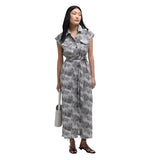Barbour Romy Maxi Dress In Monochrome Print