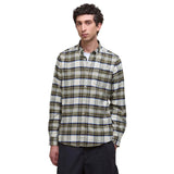 Barbour Ronan Tailored Checked Shirt In Ecru Marl
