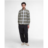 Barbour Ronan Tailored Checked Shirt In Ecru Marl