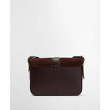 Barbour Rosa Suede & Leather Crossbody Bag Dark Brown