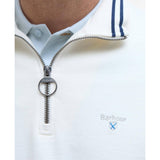 Barbour Rosford Half-Zip Sweatshirt In Whisper White