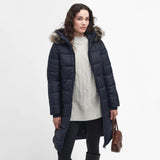 Barbour Rosoman Quilted Jacket In Dark Navy
