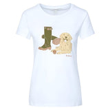Barbour Rowen Graphic T-Shirt In White