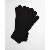 Barbour Saltburn Knitted Gloves In Black