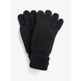 Barbour Saltburn Knitted Gloves In Black