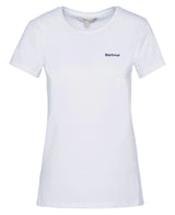 Barbour Saltford Logo T-Shirt In White