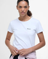 Barbour Saltford Logo T-Shirt In White