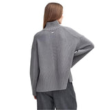 Barbour Serena High-Neck Jumper In Grey Marl
