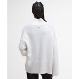 Barbour Serena Knitted High-Neck Jumper In Cloud