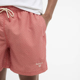 Barbour Shell Swim Shorts Red