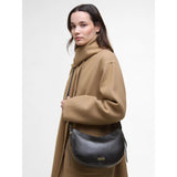 Barbour Sorrel Leather Sling Bag In Black