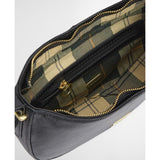 Barbour Sorrel Leather Sling Bag In Black