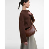 Barbour Sorrel Leather Sling Bag In Brown