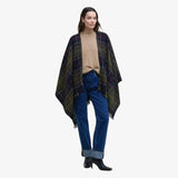 Barbour Staffin Tartan Serape Scarf In Classic