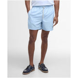 Barbour Staple Logo 5' Swim Shorts In Ocean Sky