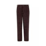Barbour Stretch Cord Relaxed Trousers In Dark Oak
