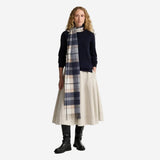 Barbour Tartan Cashmere Scarf In Lt Birchwood Dress Tartan