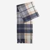 Barbour Tartan Cashmere Scarf In Lt Birchwood Dress Tartan