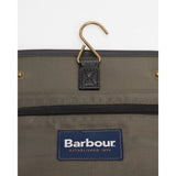 Barbour Tartan Hanging Washbag In Classic Beacon