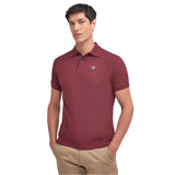 Barbour Tartan Pique Polo Shirt In Ruby