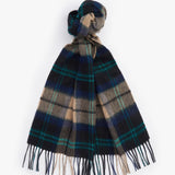 Barbour Tartan Scarf In Green Loch