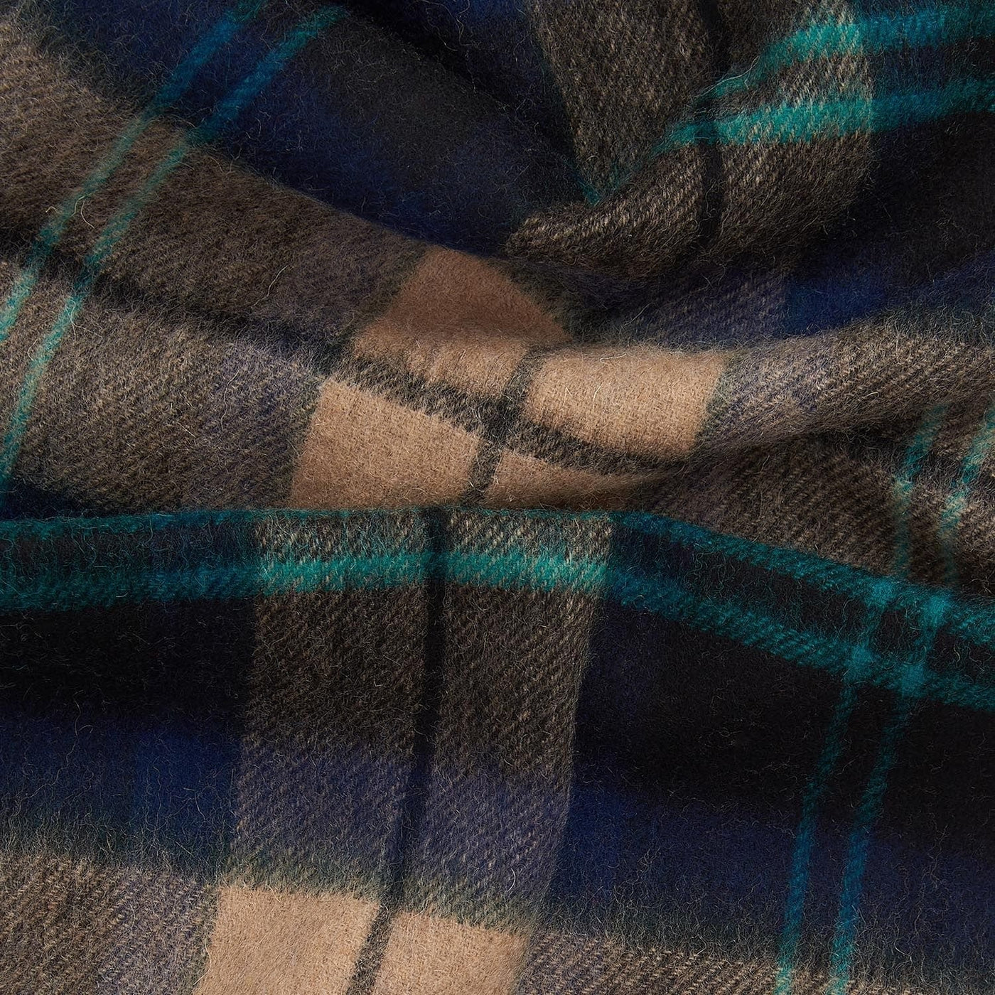 Barbour Tartan Scarf In Green Loch