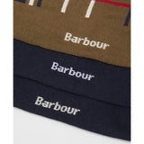 Barbour Tartan Sock Gift Box In Classic Tartan