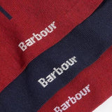 Barbour Tartan Sock Gift Box in Cranberry