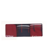 Barbour Tartan Sock Gift Box in Cranberry