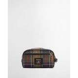 Barbour Tartan Washbag In Classic Beacon
