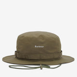 Barbour Teesdale Showerproof Bucket Hat in Army Green