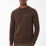 Barbour Tisbury Crew Neck Sweater in Dark Sand