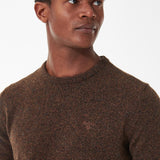 Barbour Tisbury Crew Neck Sweater in Dark Sand