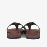 Barbour Toeman Beach Sandal In Olive