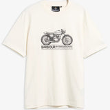Barbour Triton Graphic T-Shirt In Whisper White