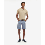 Barbour Twill Shorts in Washed Blue