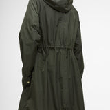 Barbour Una Showerproof Jacket In Olive/Tartan