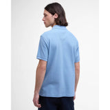 Barbour Wadworth Short-Sleeved Polo Shirt In Chambray