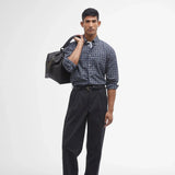 Barbour Windale Tailored Fit Checked Shirt In Classic Black