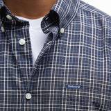 Barbour Windale Tailored Fit Checked Shirt In Classic Black